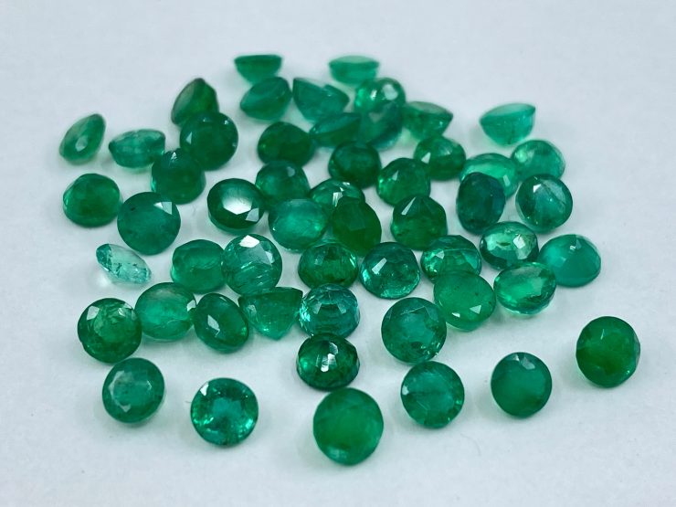 il fullxfull.3626610440 tb2c scaled Emerald Round Shape Faceted Loose Gemstones in Assorted Sizes from 1.5mm to 6mm for Jewellery Making