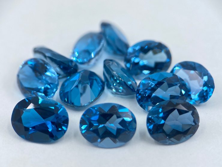 il fullxfull.3643559220 sjys scaled London Blue Topaz Faceted Oval Shape Loose Gemstones in Sizes Ranging from 4x3mm to 16x12mm for Jewellery Making