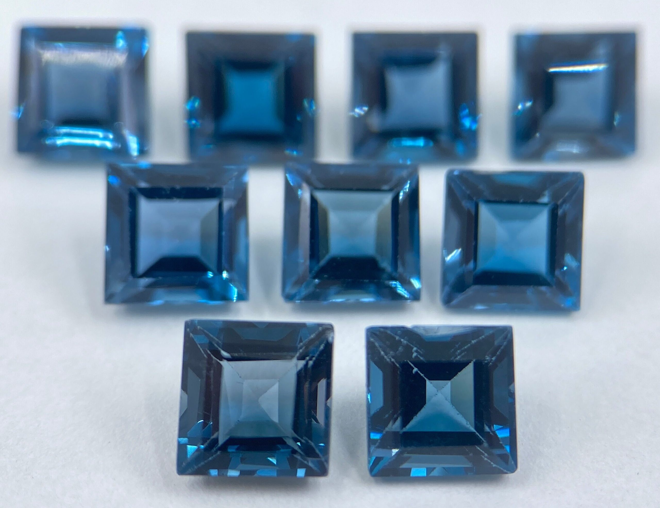 il fullxfull.3643727642 ah58 1 scaled 5 Pieces of London Blue Topaz Faceted Square Shape Loose Gemstones in 4mm, 5mm & 6mm for Jewellery Making