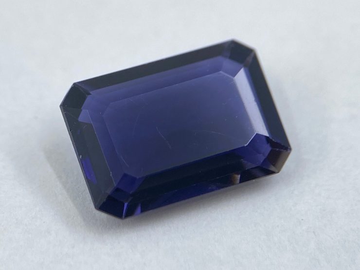 2.14 cts Iolite Octagon Shape Faceted Loose Gemstones in 10.7x7.5mm for Jewellery Making