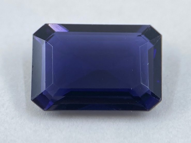 2.14 cts Iolite Octagon Shape Faceted Loose Gemstones in 10.7x7.5mm for Jewellery Making