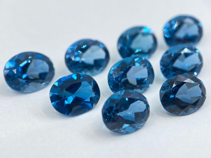 il fullxfull.3691169215 88vb scaled London Blue Topaz Faceted Oval Shape Loose Gemstones in Sizes Ranging from 4x3mm to 16x12mm for Jewellery Making