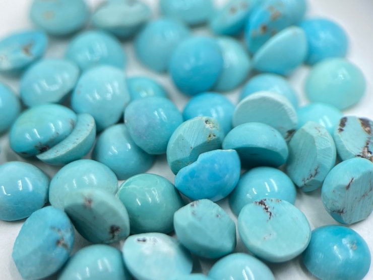 il fullxfull.3693500688 2hdr scaled Turquoise (Persian) Natural Real Round Shape Cabochon in Assorted Sizes from 1.25mm to 5mm for Jewellery Making