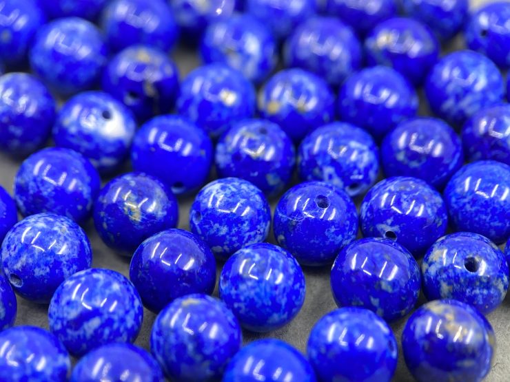 il fullxfull.3693592004 kzq8 scaled Lapis Lazuli (Afghanistan) AAA Quality Half Drilled Loose Beads in 4mm, 5mm & 6mm for Jewellery Making