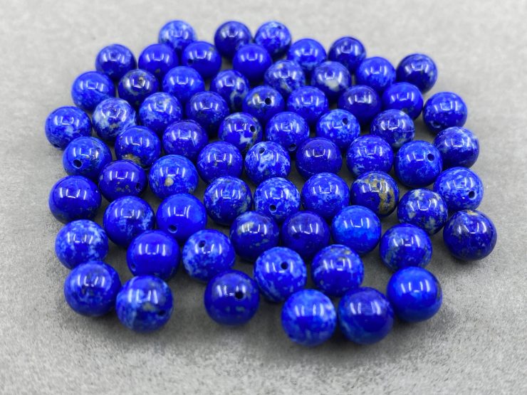 il fullxfull.3693593150 6i3l scaled Lapis Lazuli (Afghanistan) AAA Quality Half Drilled Loose Beads in 4mm, 5mm & 6mm for Jewellery Making