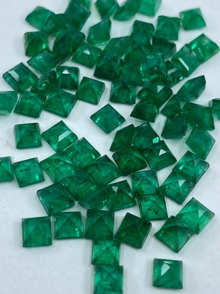 il fullxfull.3707772625 4v8s scaled Emerald Square Shape Faceted Loose Gemstones in Assorted Sizes from 1.5mm to 4mm for Jewellery Making