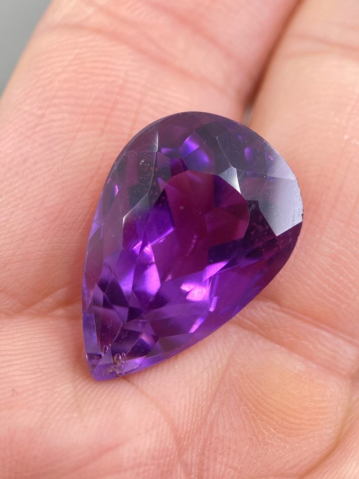 il fullxfull.3721688190 i709 scaled 21.00 cts Brazilian Amethyst Natural Faceted Large Pear Shape Loose Gemstone in 23.3x15.7mm for Jewellery Making