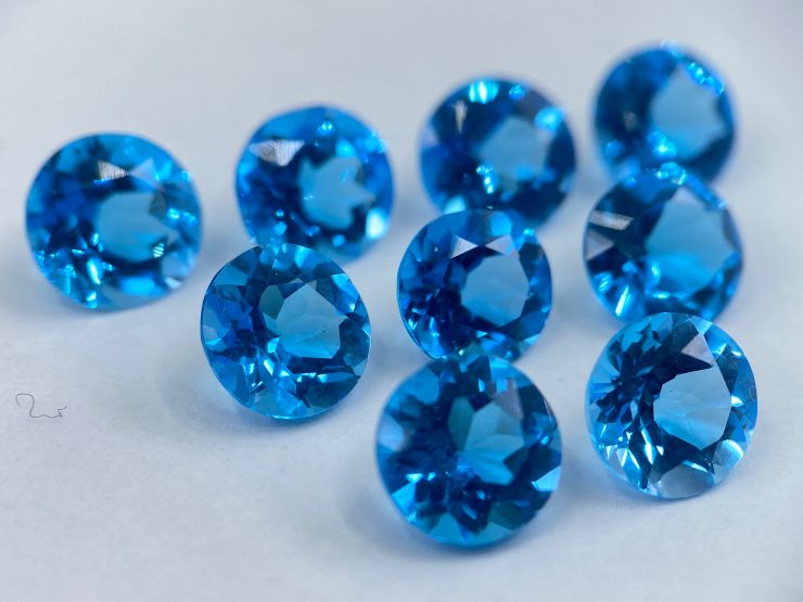 il fullxfull.3724330743 frak scaled Swiss Blue Topaz Faceted Round Shape Loose Gemstones in Sizes Ranging from 1.25mm to 10mm for Jewellery Making