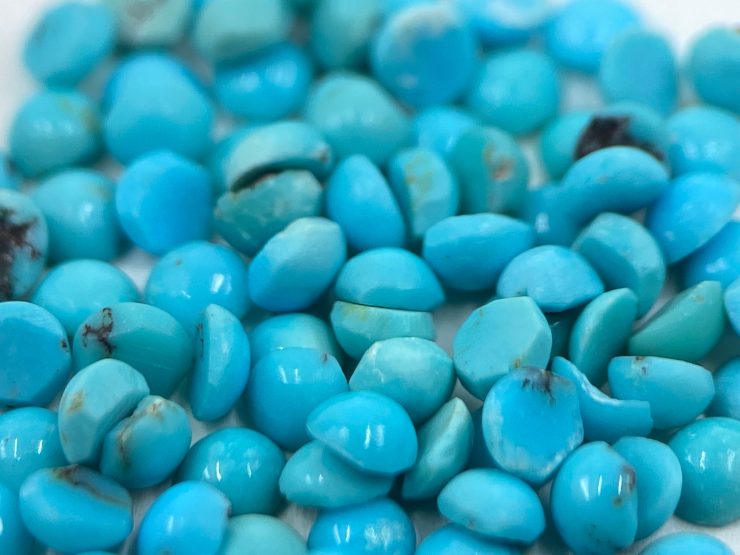 il fullxfull.3741090189 ssed scaled Turquoise (Persian) Natural Real Round Shape Cabochon in Assorted Sizes from 1.25mm to 5mm for Jewellery Making