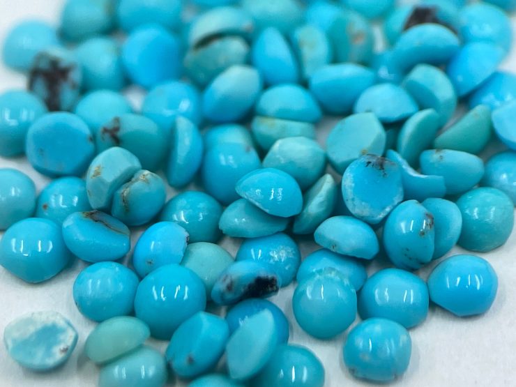 il fullxfull.3741090301 srgi scaled Turquoise (Persian) Natural Real Round Shape Cabochon in Assorted Sizes from 1.25mm to 5mm for Jewellery Making