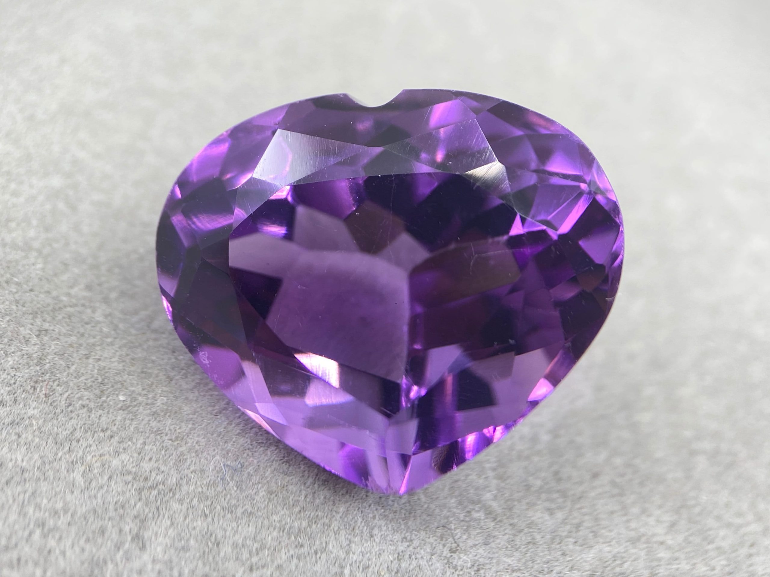 il fullxfull.3758097013 fflg 1 scaled 22.95 cts Brazilian Amethyst Natural Faceted Large Heart Shape Loose Gemstone in 17.7x20.9mm for Jewellery Making