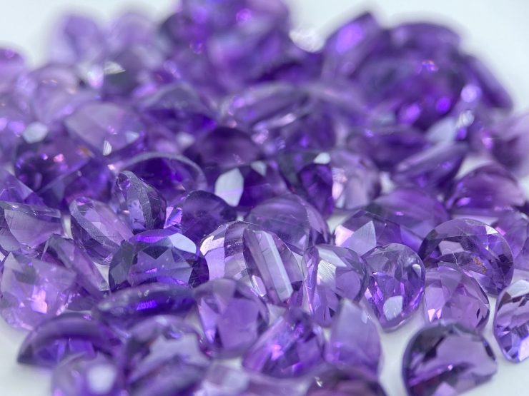 il fullxfull.3766473353 1tlu scaled Amethyst (African) Faceted Half Moon Loose Gemstones First Quality in 6x4mm For Jewellery Making