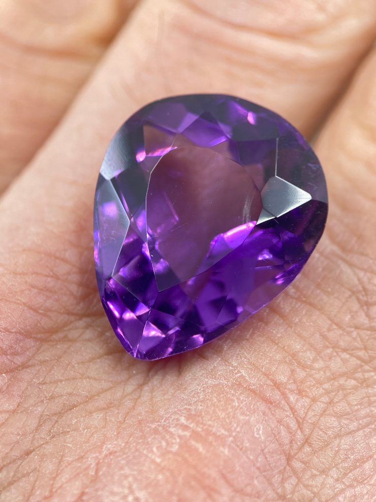 il fullxfull.3769266419 bx4d scaled 27.82 cts Brazilian Amethyst Natural Faceted Large Pear Shape Loose Gemstone in 22.4x18.7mm for Jewellery Making