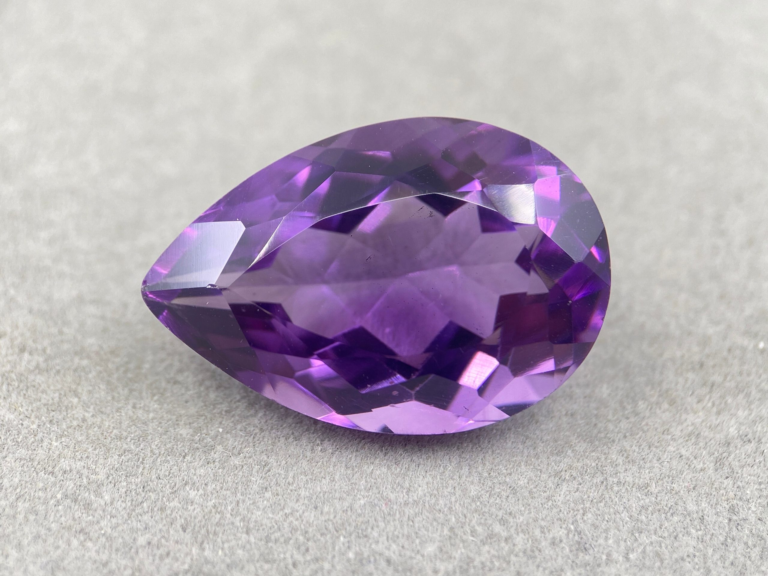 il fullxfull.3769277345 f3jj scaled 22.40 cts Brazilian Amethyst Natural Faceted Large Pear Shape Loose Gemstone in 23.7x16.2mm for Jewellery Making