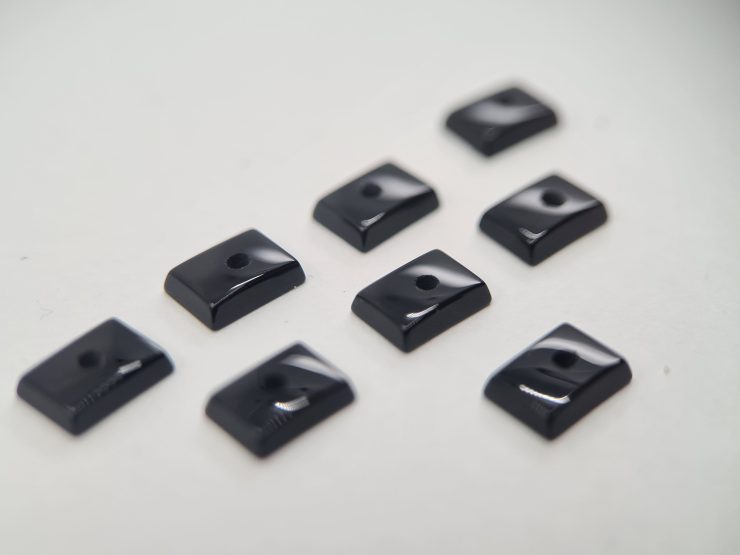 il fullxfull.3787699732 245y scaled 20 Pieces of Flat Black Onyx Rectangle Gemstones with 1mm hole in 7x5mm for Jewellery Making