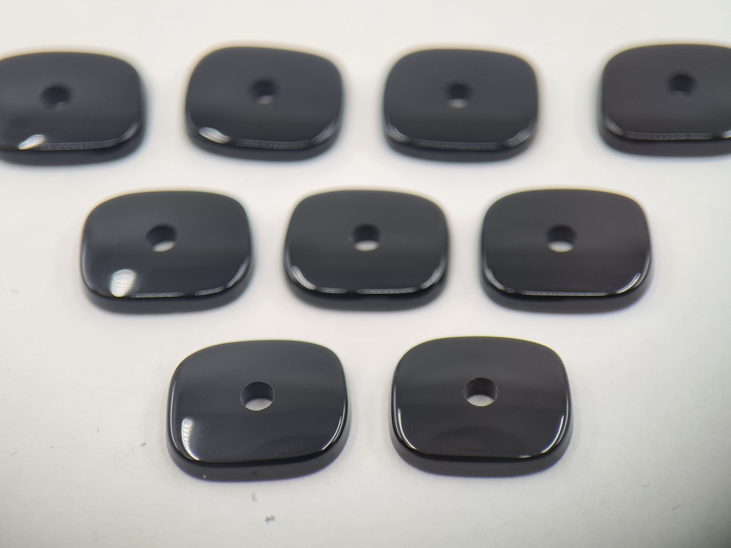 il fullxfull.3787773430 t5du scaled Flat Black Onyx Antique Shape Gemstones with 2mm hole in 12x10mm and 14x12mm for Jewellery Making