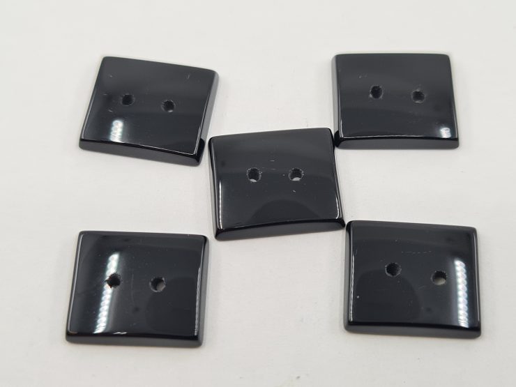 il fullxfull.3787939296 gou8 scaled Flat Black Onyx Rectangle Gemstones with two 1mm holes in 10x8mm and 14x12mm for Jewellery Making