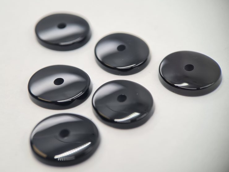 il fullxfull.3787995712 8cs5 scaled Flat Black Onyx Oval Gemstones with 2mm hole in assorted sizes from 7x5mm to 16x12mm for Jewellery Making