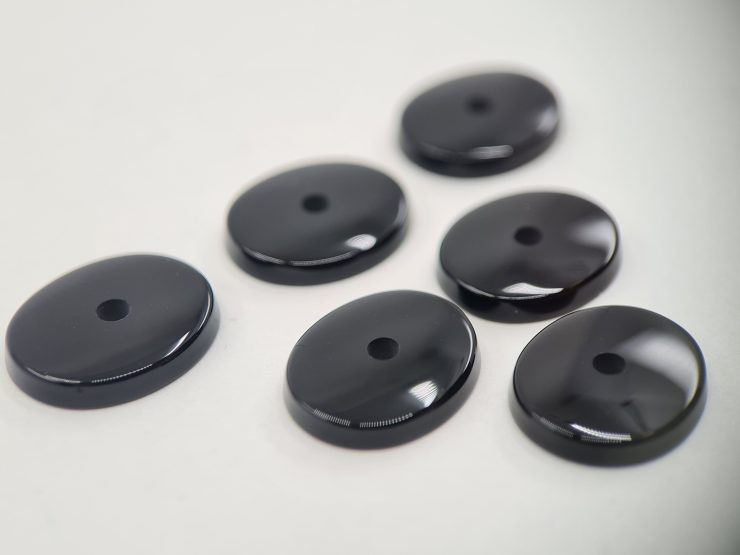 il fullxfull.3787995804 a60m scaled Flat Black Onyx Oval Gemstones with 2mm hole in assorted sizes from 7x5mm to 16x12mm for Jewellery Making