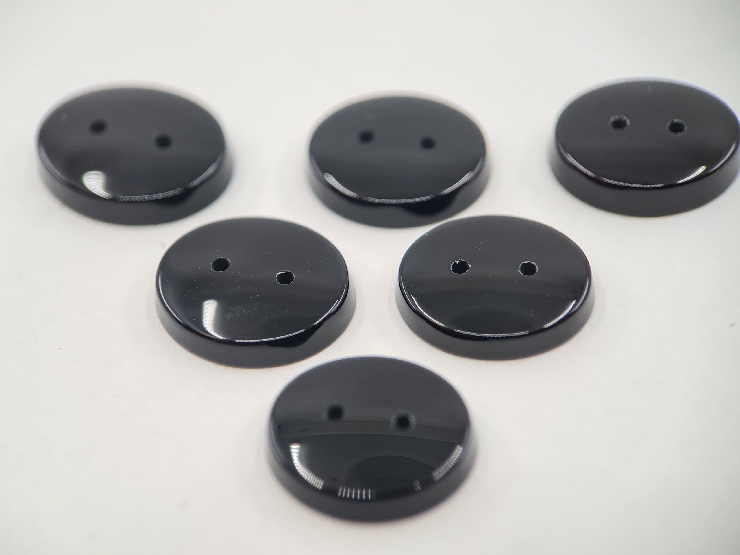 il fullxfull.3788011938 8k0o scaled Flat Black Onyx Oval Shape Gemstones with two 1mm holes in Assorted Sizes from 8x6mm to 16x14mm for Jewellery Making