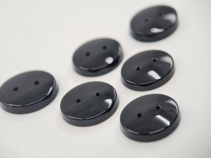 il fullxfull.3788012210 sjqv scaled Flat Black Onyx Oval Shape Gemstones with two 1mm holes in Assorted Sizes from 8x6mm to 16x14mm for Jewellery Making