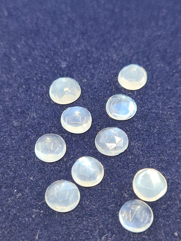 il fullxfull.3835253097 me6l scaled Blue Moonstone Rose Cut Round Shape Loose Gemstones in 4mm, 5mm and 6mm for Jewellery Making