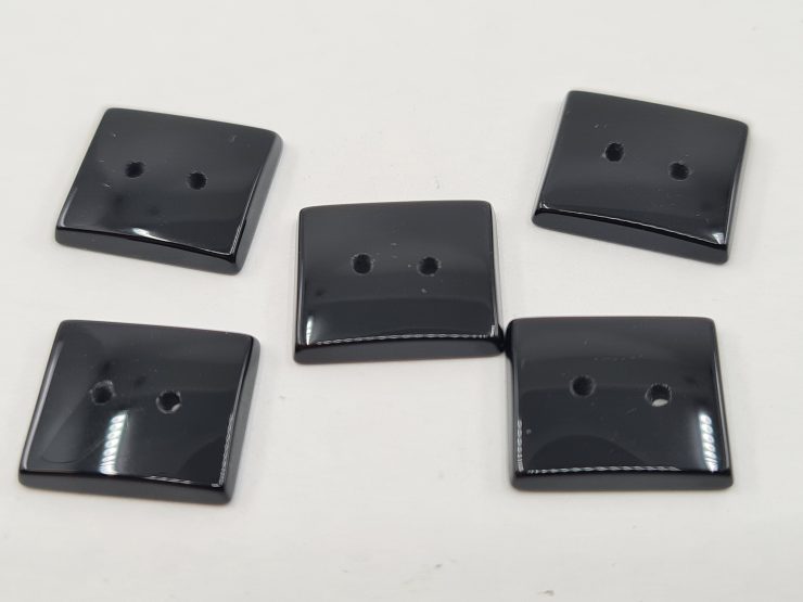 il fullxfull.3835537587 97rv scaled Flat Black Onyx Rectangle Gemstones with two 1mm holes in 10x8mm and 14x12mm for Jewellery Making