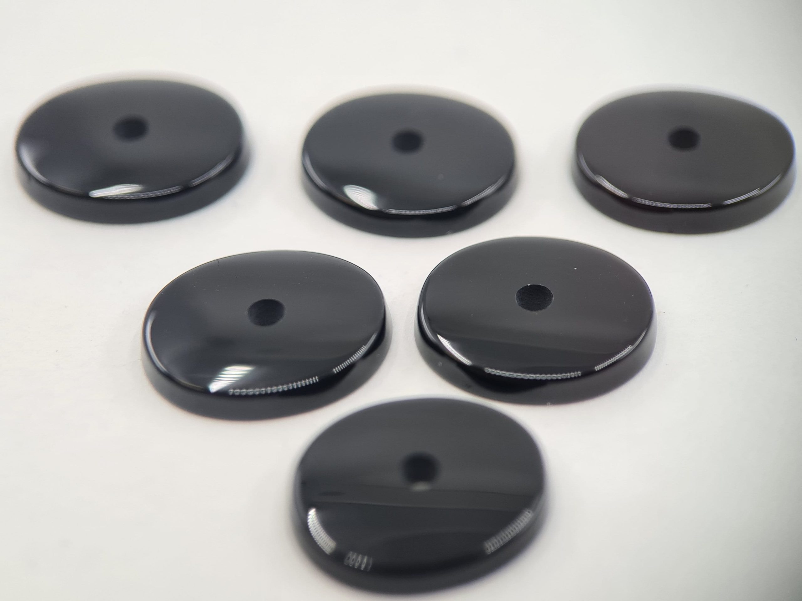 il fullxfull.3835594031 8574 scaled Flat Black Onyx Oval Gemstones with 2mm hole in assorted sizes from 7x5mm to 16x12mm for Jewellery Making