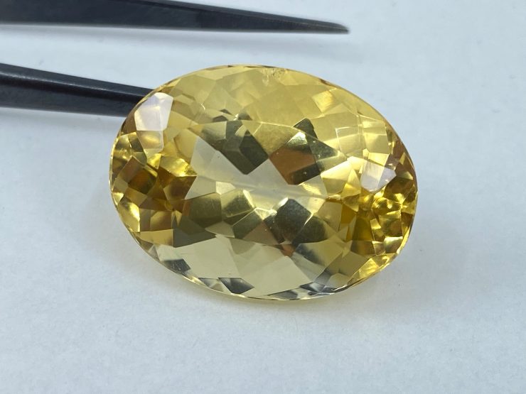 il fullxfull.3892814960 8n1q scaled 30.51 cts Fine Citrine (Brazil) Faceted Oval Shape Loose Gemstone in 23x17mm for Jewellery Making - Slightly Chipped