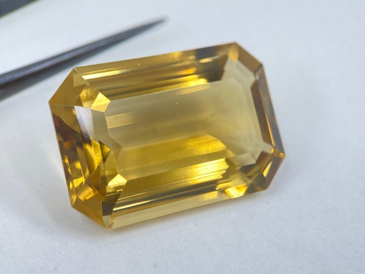 il fullxfull.3925224925 hlyh scaled 46.63 cts Fine Citrine (Brazil) Faceted Octagon Shape Loose Gemstone in 29x20mm for Jewellery Making