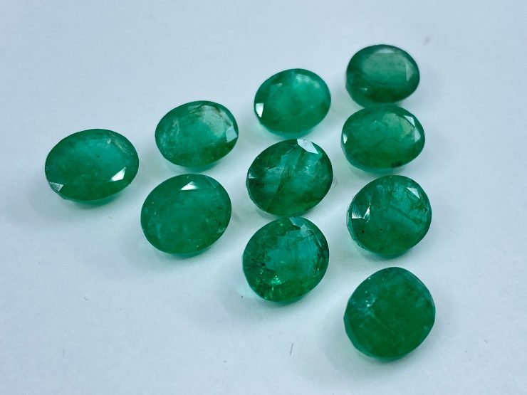 il fullxfull.3930669724 pl14 scaled Emerald Faceted Oval Shape Loose Gemstones in Sizes from 4x3mm up to 10x8mm for Jewellery Making