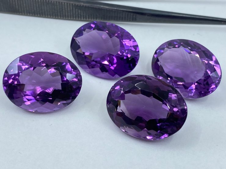 il fullxfull.3932088649 ln7l scaled Single Piece of Brazilian Amethyst Large Oval Shape Loose Gemstone in 20x15mm for Jewellery Making