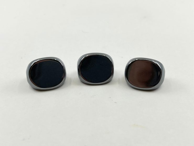 il fullxfull.3957704114 45bn scaled Hematite Faceted Side Drilled Three-Sided Swivel Loose Gemstones in 18x13mm for Jewellery Making