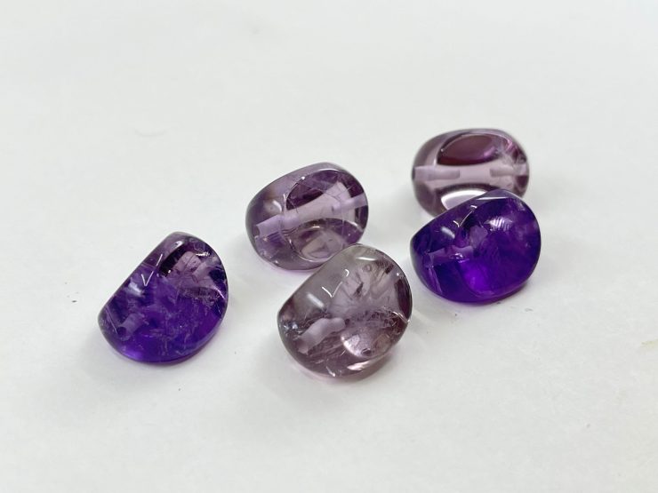 il fullxfull.4005354273 iin3 scaled Amethyst Faceted Side Drilled Three-Sided Swivel Loose Gemstones in 18x13mm for Jewellery Making