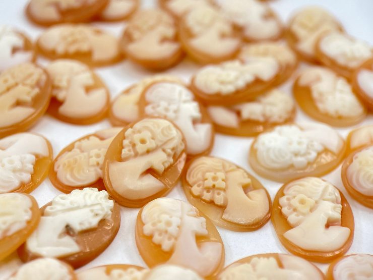 il fullxfull.4160446948 r268 scaled Coral (Italy) Cameo Oval Gemstones in Assorted Sizes from 6x4mm to 45x35mm for Jewellery Making