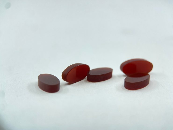 il fullxfull.4508686352 7jdo scaled 50 Pieces of Carnelian Flat Straight Edge (German Cut) Oval Shape Loose Gemstones in 9.5x5mm for Jewellery Making