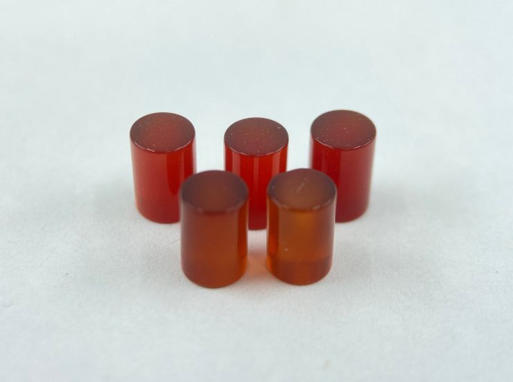 il fullxfull.4508716056 6nsv 1 25 Pieces of Carnelian Cylinder Shape Loose Gemstones in 7x4mm for Jewellery Making