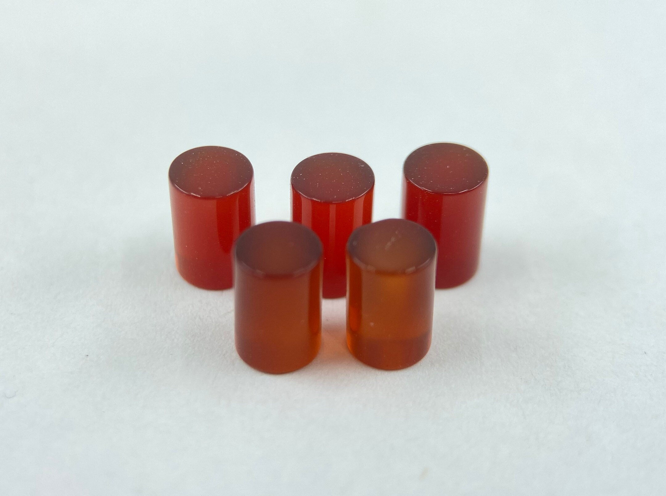 il fullxfull.4508716056 6nsv 1 25 Pieces of Carnelian Cylinder Shape Loose Gemstones in 7x4mm for Jewellery Making