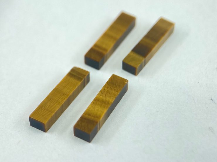 il fullxfull.4549118145 o1j2 scaled 50 Pieces of Golden Tiger Eye Flat Straight Edge (German Cut) Rectangle Shape Loose Gemstones in 13x3mm for Jewellery Making