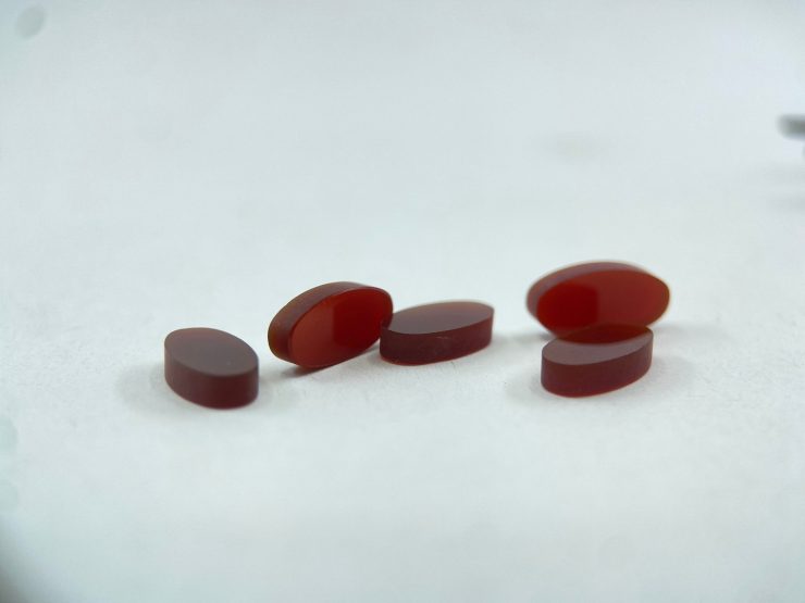 il fullxfull.4556056243 gahw scaled 50 Pieces of Carnelian Flat Straight Edge (German Cut) Oval Shape Loose Gemstones in 9.5x5mm for Jewellery Making