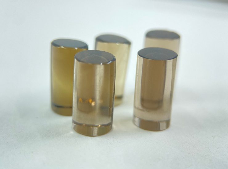 10 Pieces of Smoky Quartz Barrel Shape, Cylindrical Loose Gemstones in 13x7mm for Jewellery Making