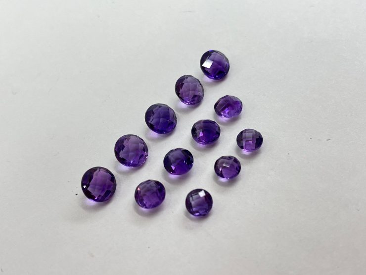 il fullxfull.4828734424 bg4u scaled 10 Pieces of African Amethyst Double Sided Faceted Checkerboard Round Shape Loose Gemstones in 6mm, 7mm & 8mm for Jewellery Making