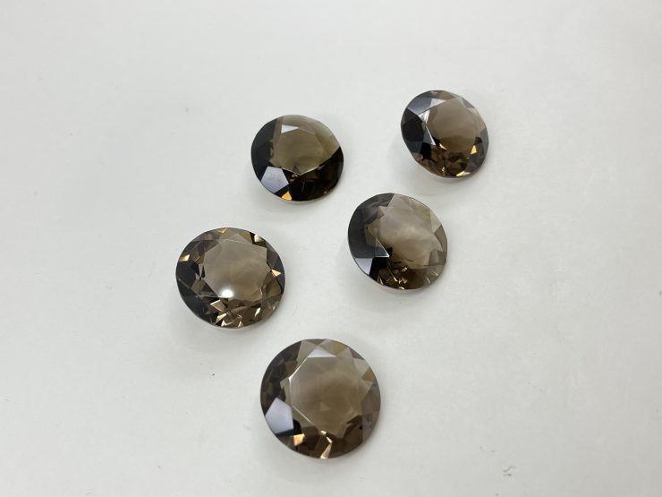 il fullxfull.5044872712 o1zr scaled Smoky Quartz Faceted 25mm Round Shape Loose Gemstones in 25mm for Jewellery Making