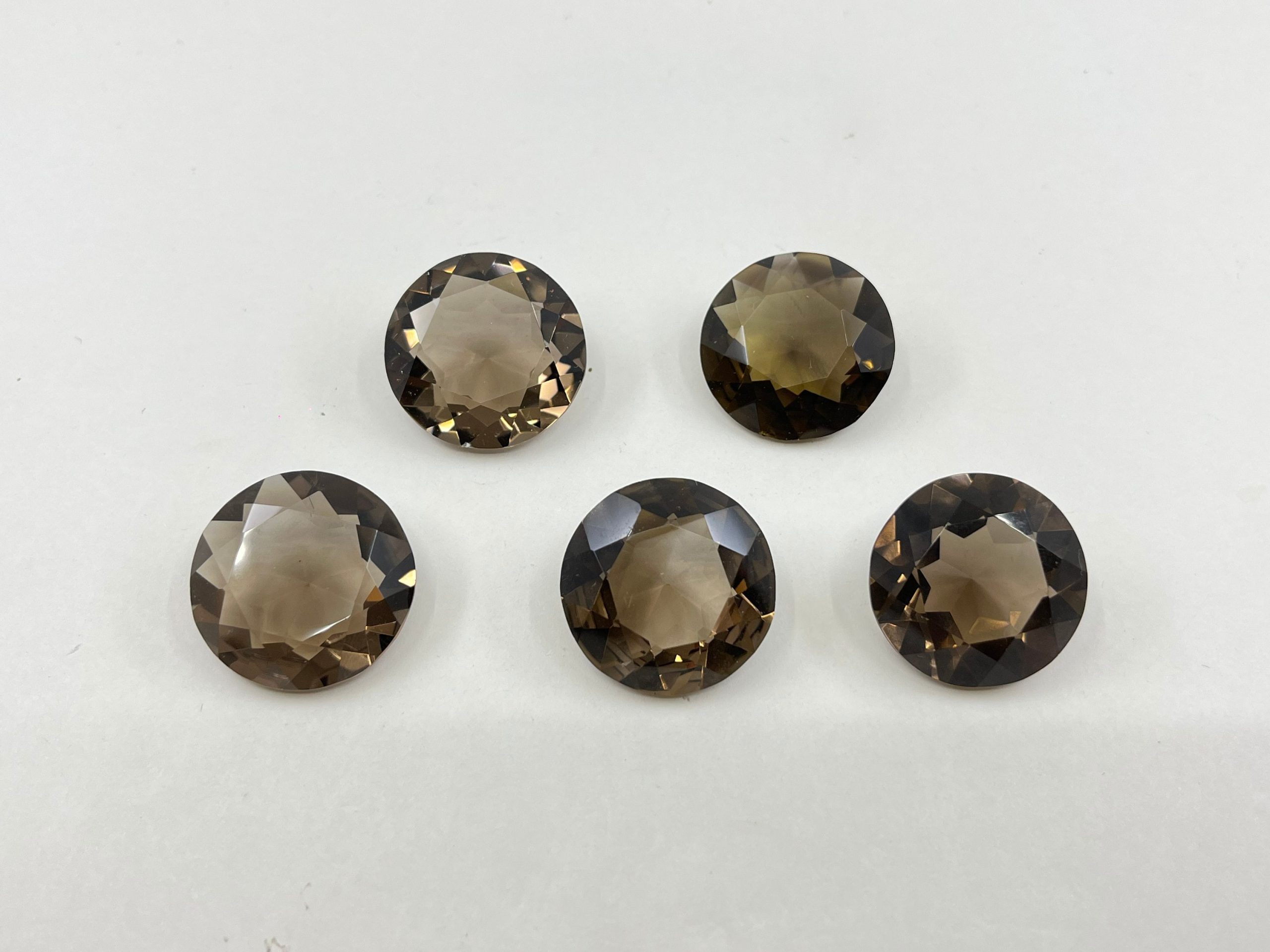 il fullxfull.5093094369 rok0 scaled Smoky Quartz Faceted 25mm Round Shape Loose Gemstones in 25mm for Jewellery Making