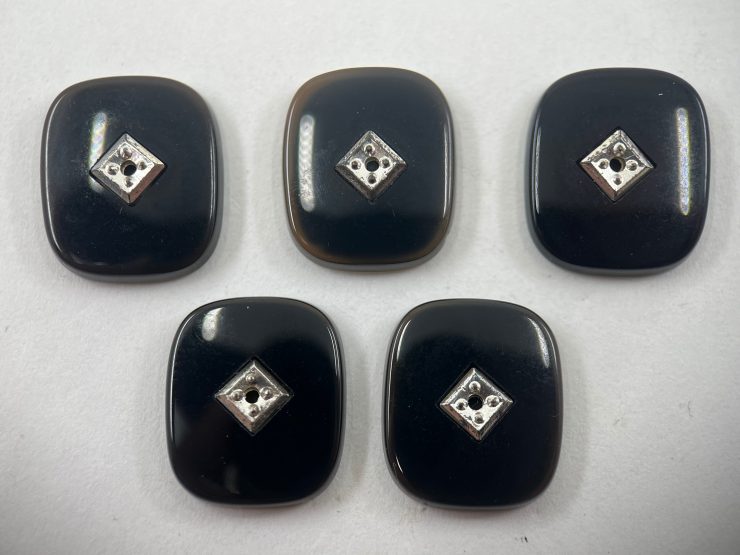 il fullxfull.5244264899 czc6 scaled Flat Black Onyx Antique Shape SBBT Gemstones with 1-1.5mm setting in 9x7mm to 14x12mm for Jewellery Making