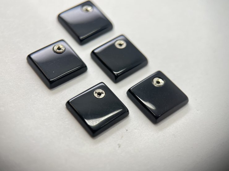 il fullxfull.5244418651 tt54 scaled Flat Black Onyx Square Shape SBBT Gemstones with 1-1.5mm setting in 10mm for Jewellery Making