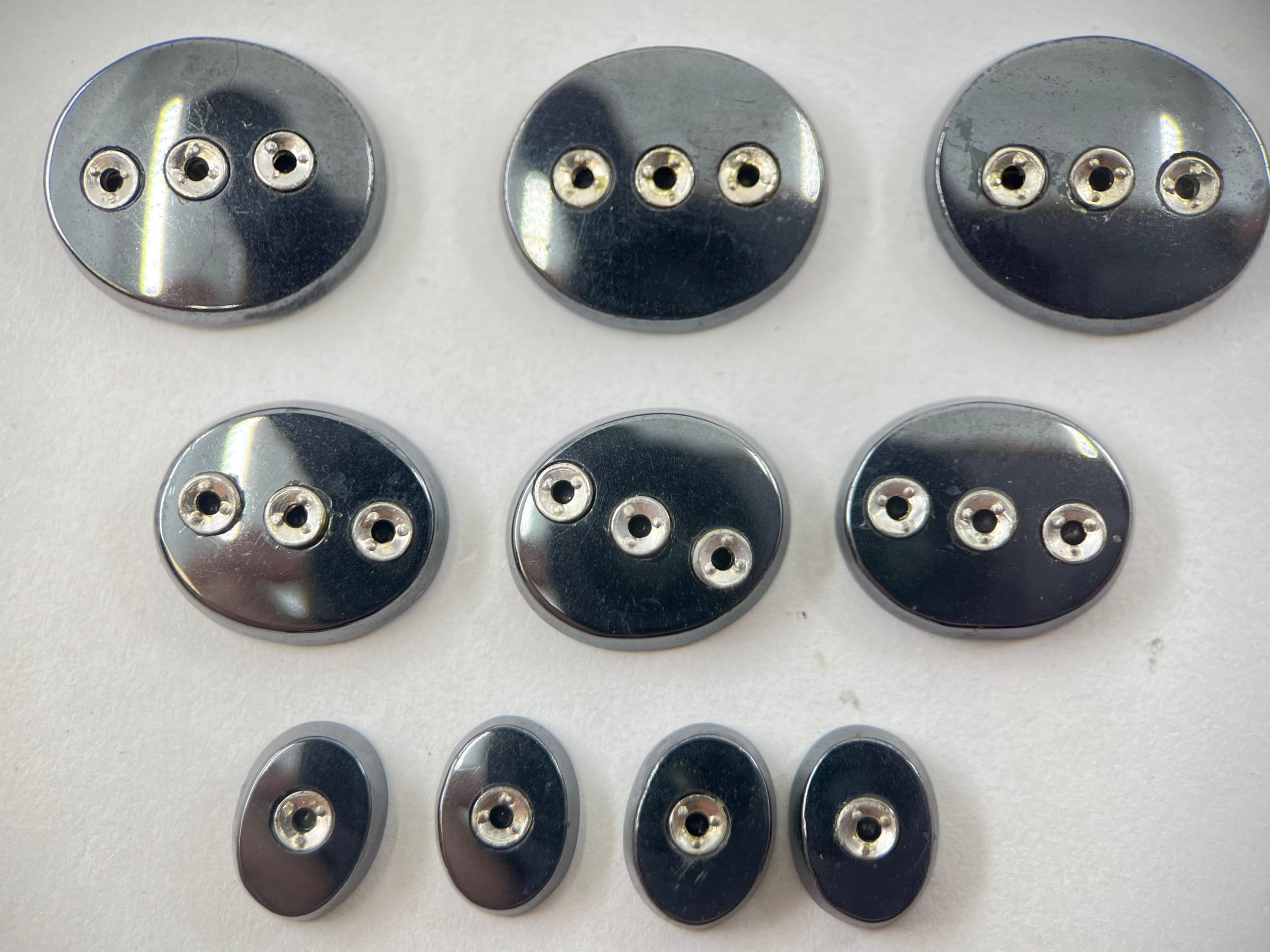 il fullxfull.5260147019 s5gd scaled Flat Hematite Oval Shape SBBT Gemstones with 1-1.5mm setting in 8x6mm, 9x7mm and 12x10mm for Jewellery Making