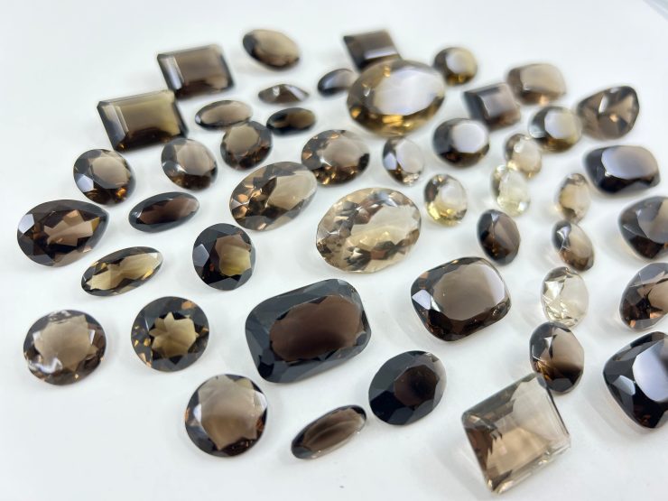 il fullxfull.5306731697 sixz scaled Smoky Quartz Faceted Mixed Shape and Size Loose Gemstone Parcels for Jewellery Making