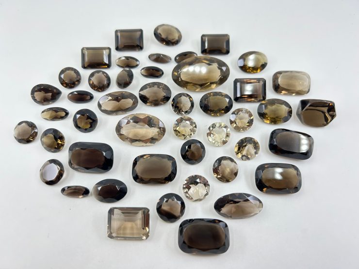 il fullxfull.5306731705 cy6i scaled Smoky Quartz Faceted Mixed Shape and Size Loose Gemstone Parcels for Jewellery Making