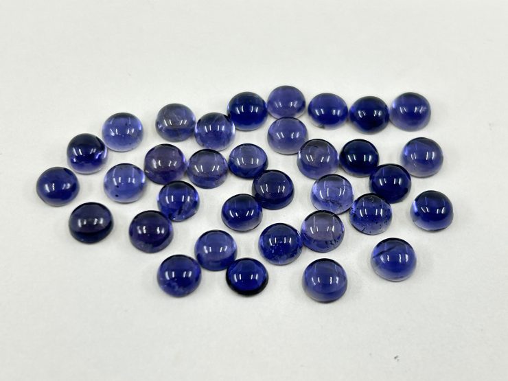 il fullxfull.5415099100 2phv scaled Iolite Round Shape Cabochon Loose Gemstones in 3.5mm & 4.5mm for Jewellery Making